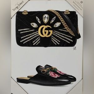 Design District Fashion Wall Art 12 x 16
